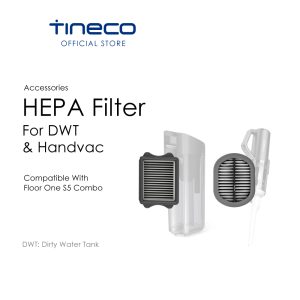 TINECO Replacement HEPA Filter for Floor One S5 Combo Smart Wet/Dry Vacuum Cleaner Accessories