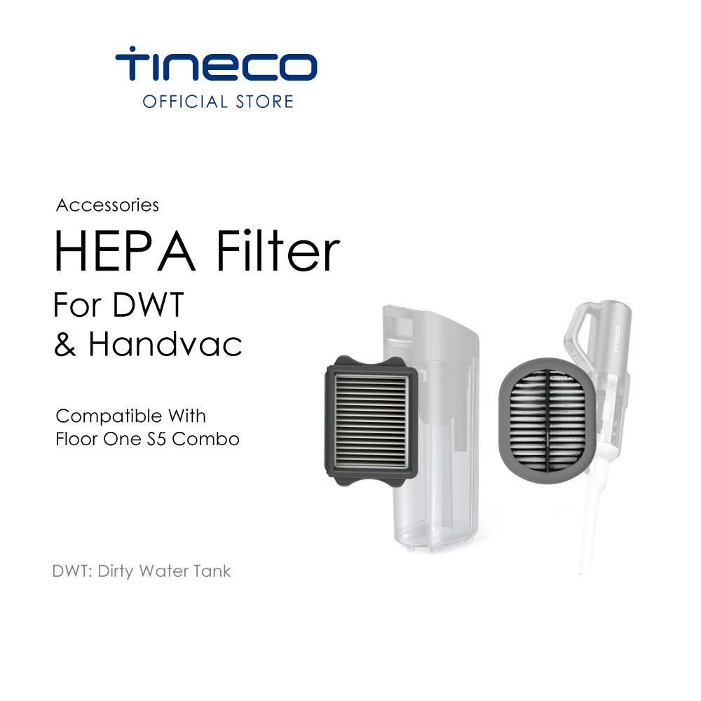 TINECO Replacement HEPA Filter for Floor One S5 Combo Smart Wet/Dry Vacuum Cleaner Accessories