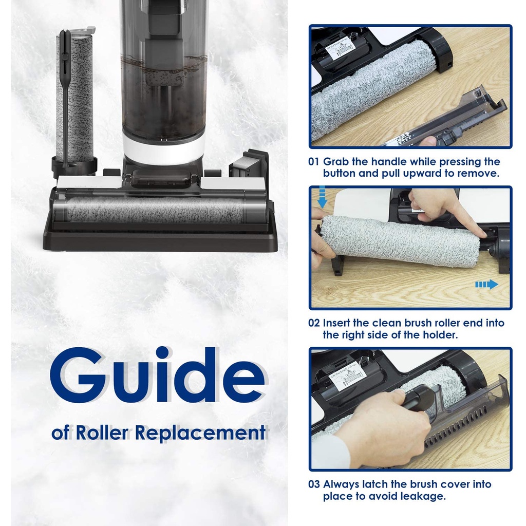 Tineco Brush Roller for Floor One S3 / iFloor Breeze / iFloor 2 Wet Dry Vacuum Cleaner Accessories - Image 8