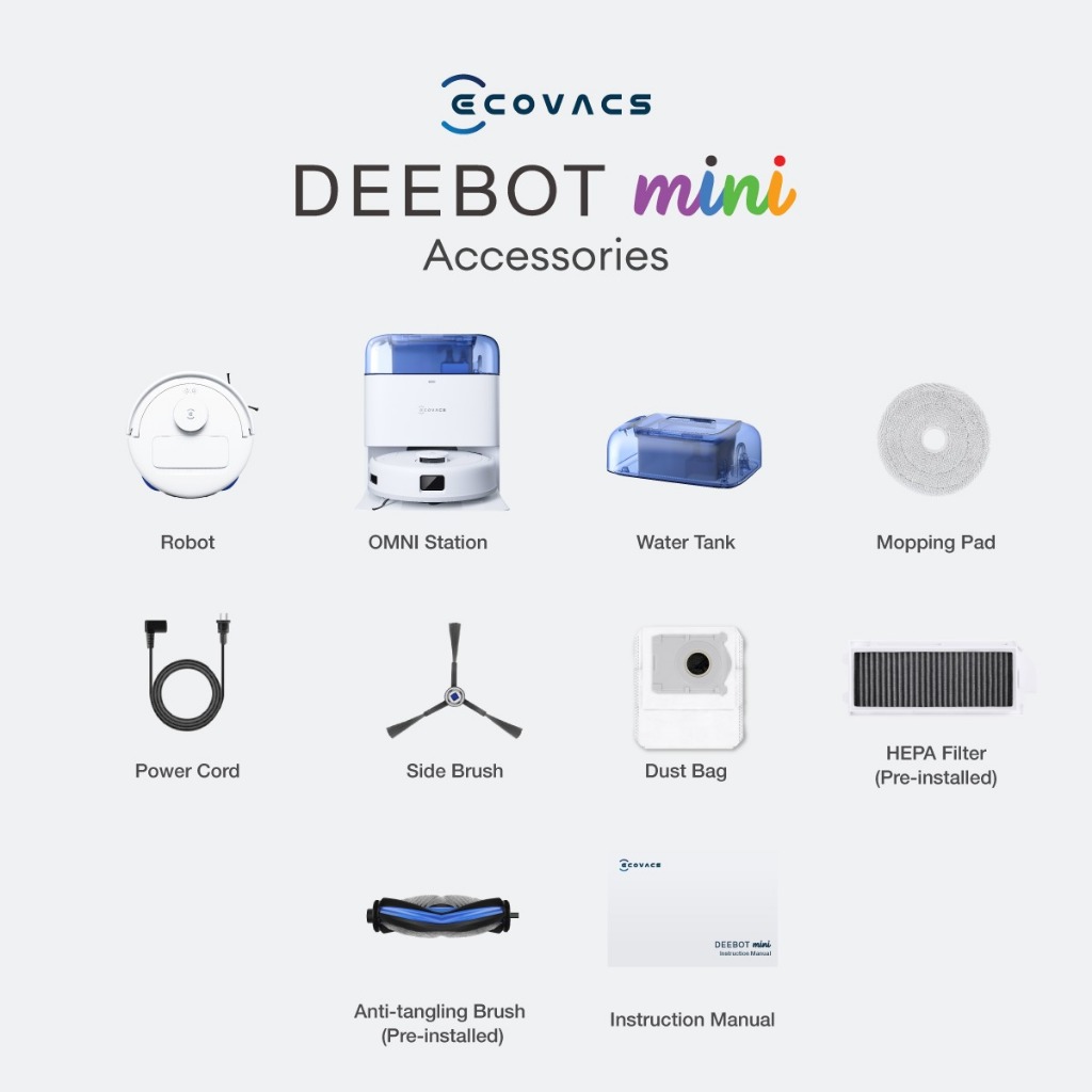 ECOVACS Deebot Mini Robot Vacuum - Image 9