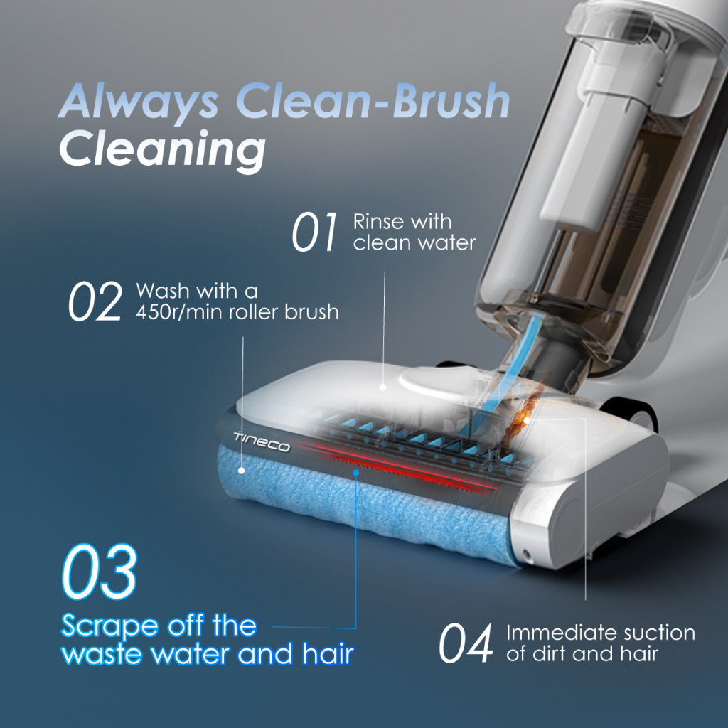 Tineco iFloor Y2 Cordless Wet Dry Vacuum Cleaner | 20kPa Suction | Anti-Tangle - Image 3