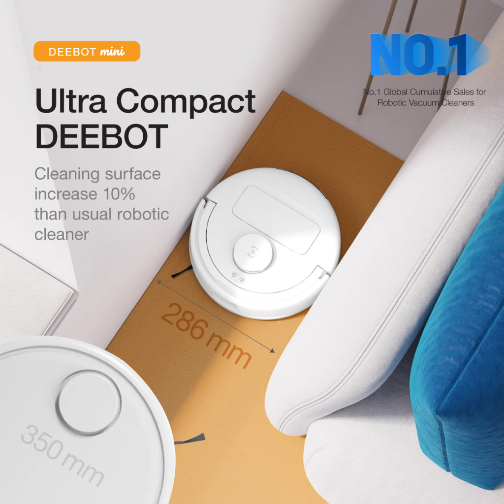 ECOVACS Deebot Mini Robot Vacuum - Image 3