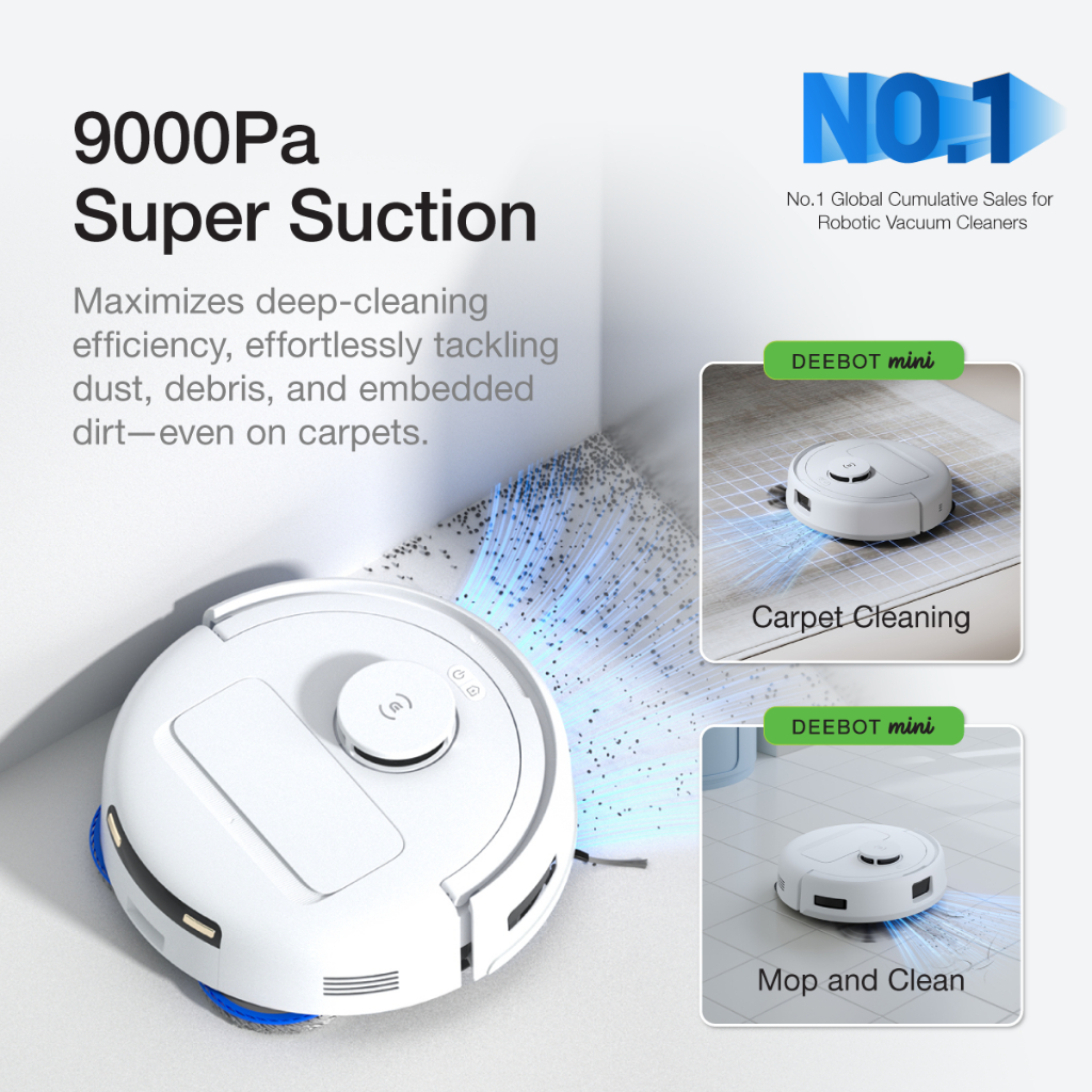 ECOVACS Deebot Mini Robot Vacuum - Image 4