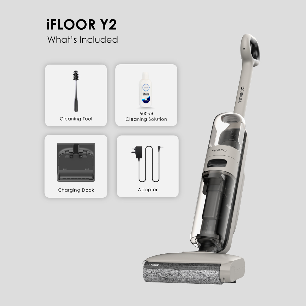 Tineco iFloor Y2 Cordless Wet Dry Vacuum Cleaner | 20kPa Suction | Anti-Tangle - Image 9