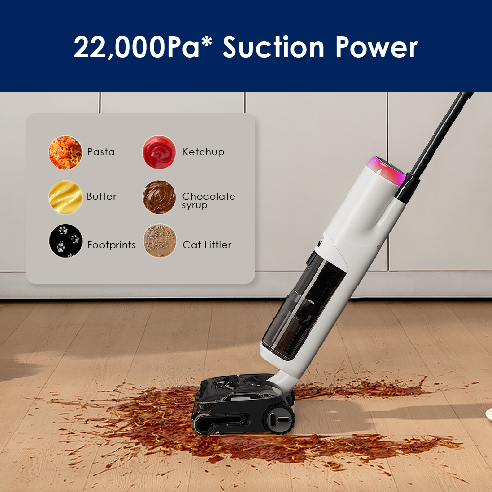 【PRE-ORDER】Tineco Floor One S7 Stretch Max Smart Floor Washer Vacuum Cleaner | 22kPa Suction | 65mins Runtime | 85°C Hot-Air Self Clean - Image 4