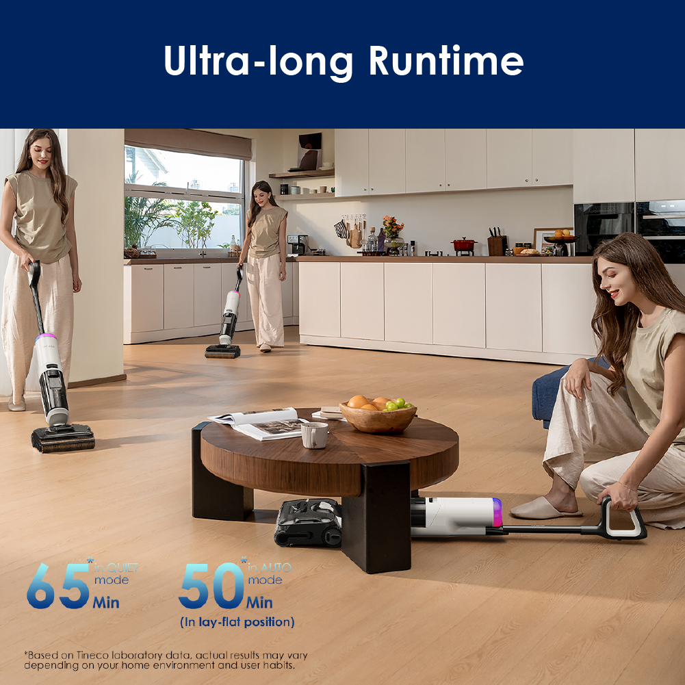 【PRE-ORDER】Tineco Floor One S7 Stretch Max Smart Floor Washer Vacuum Cleaner | 22kPa Suction | 65mins Runtime | 85°C Hot-Air Self Clean - Image 5