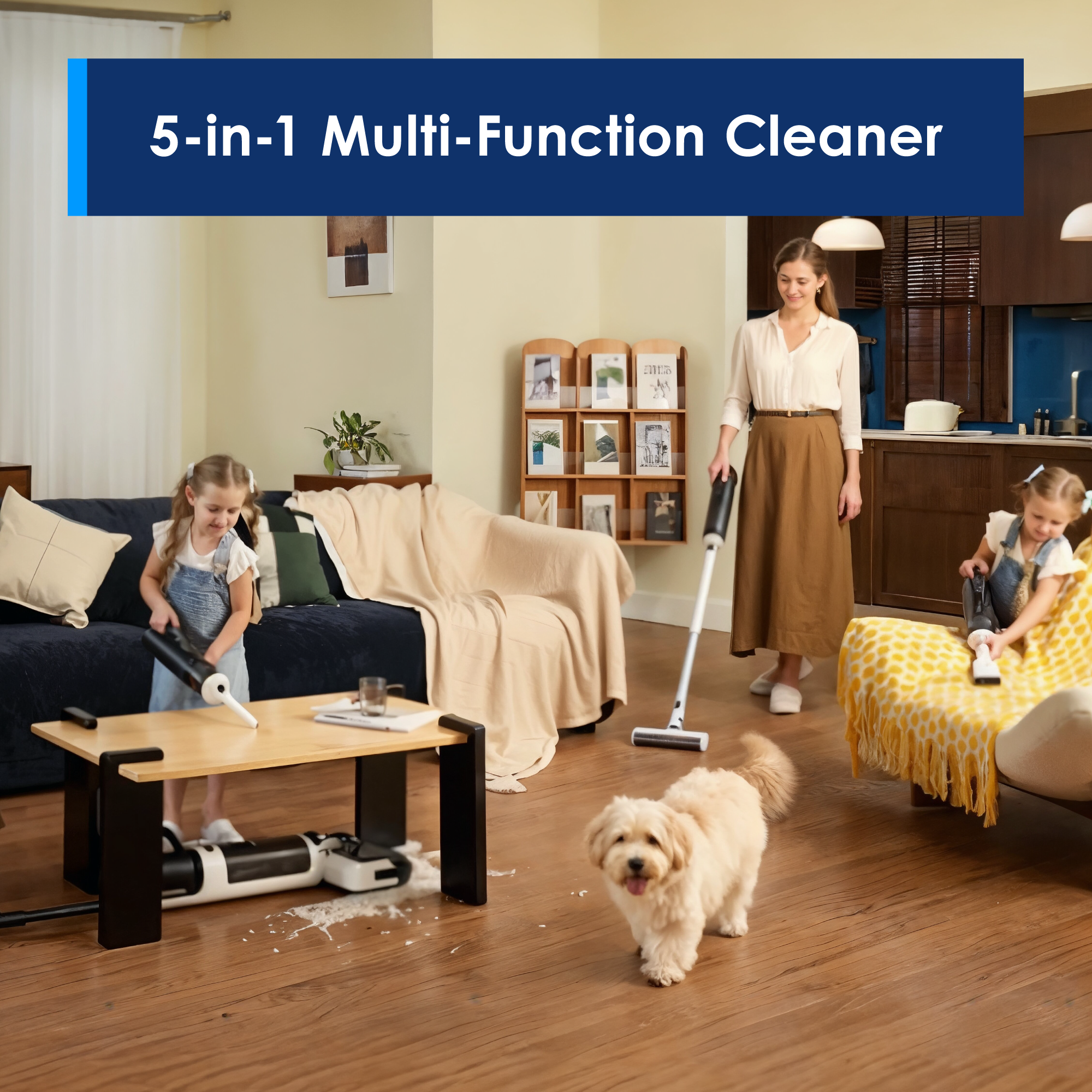 Tineco Floor One Switch S6 Power Kit Smart 5-in-1 Multi-Function Wet Dry Floor Washer Vacuum Cleaner | 25kPa Suction - Image 3