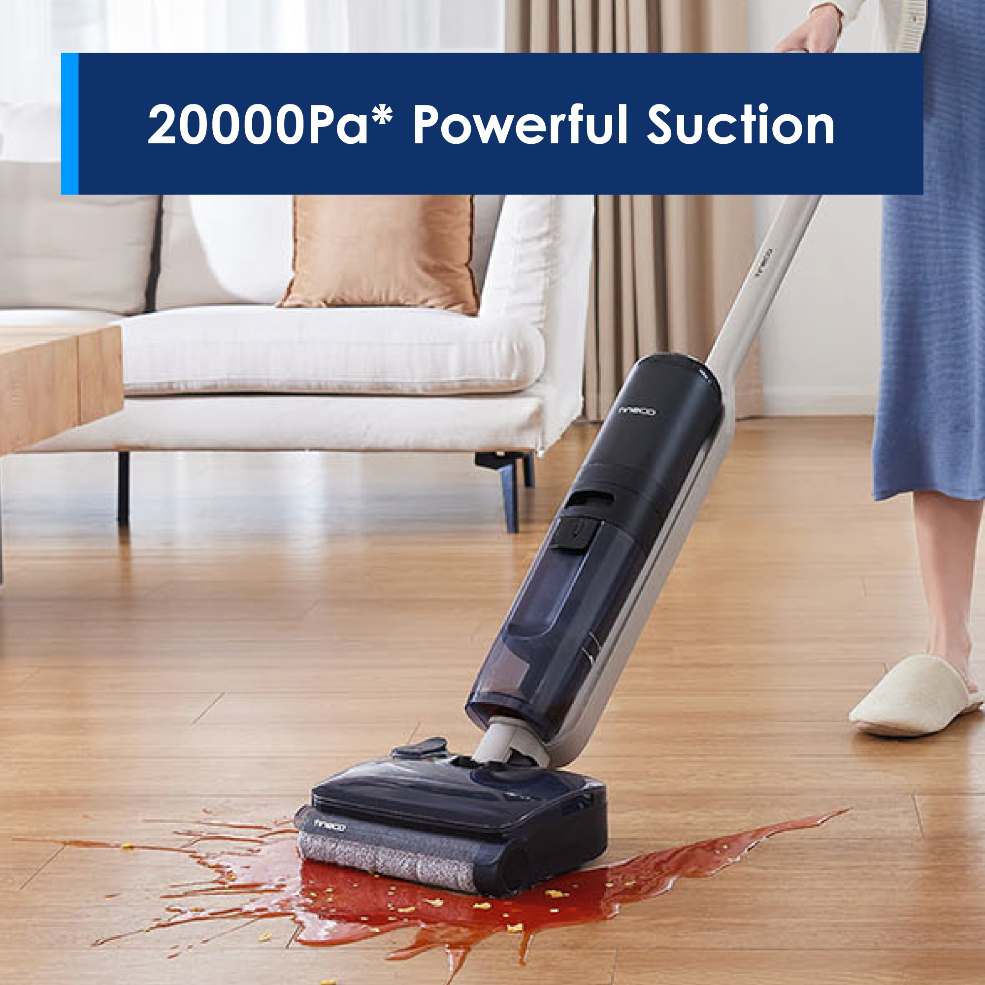 Tineco iFloor Y3 Stretch Cordless Wet Dry Vacuum Cleaner | 20kPa Suction | Anti-Tangle - Image 6