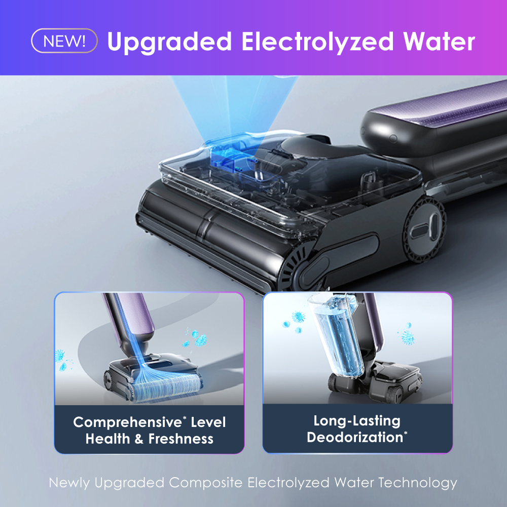 Tineco Floor One S9 Artist Steam Pro Lay-flat Wet Dry Vacuum Cleaner | 160°C HyperSteam | 90 mins Runtime | 25kPa Suction - Image 6