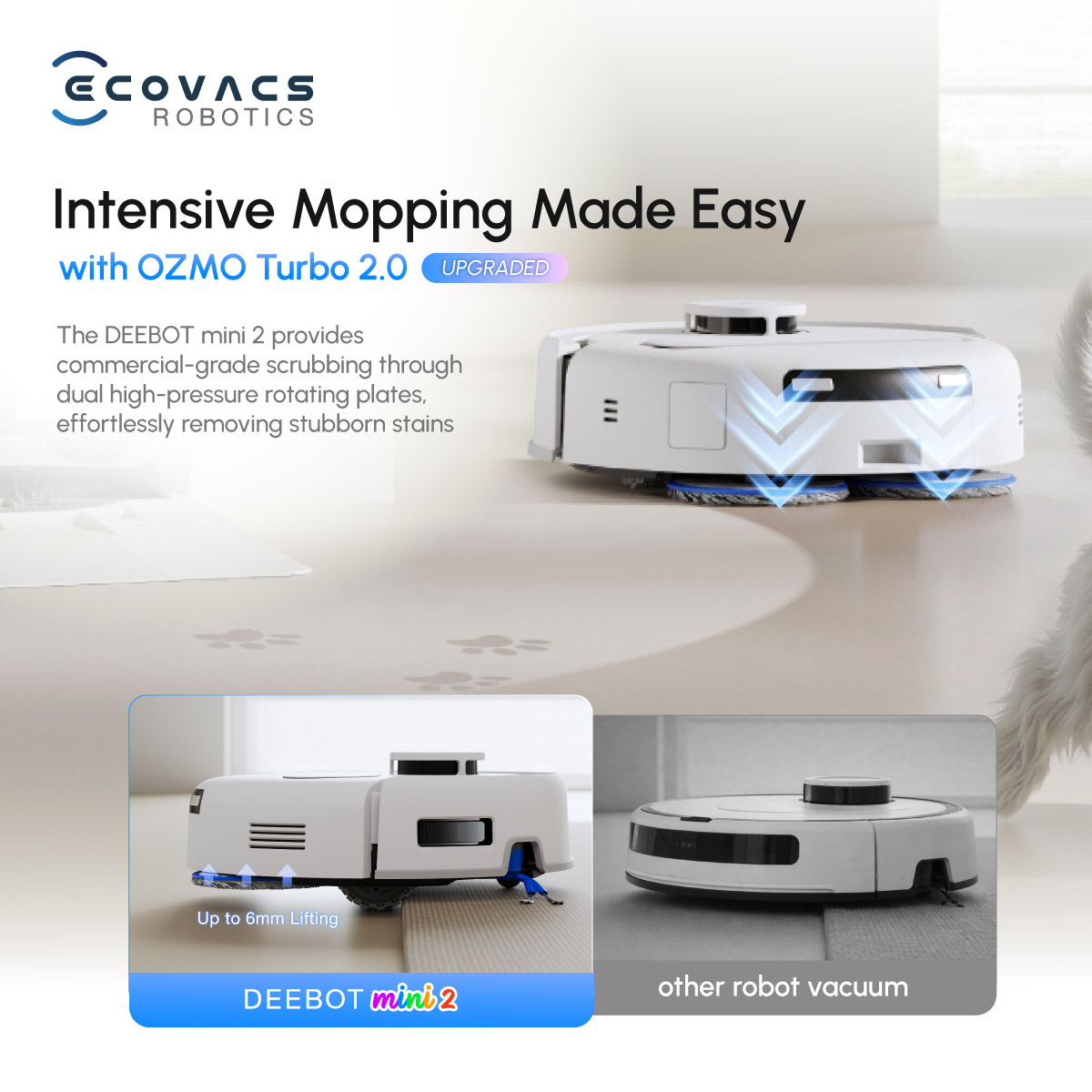 ECOVACS Deebot Mini 2 Robot Vacuum - Image 6