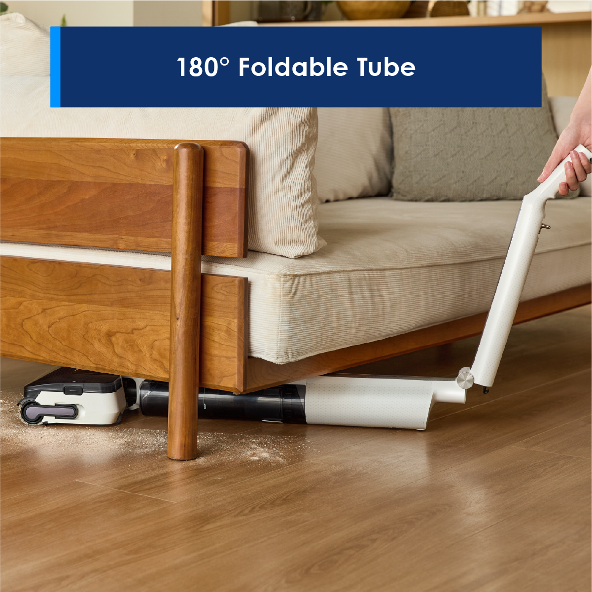 【NEW】Tineco Floor One i7 Fold Wet Dry Vacuum Cleaner Washer | 22kPa | 50min Runtime | 85°C Hot-Air Self Clean - Image 3