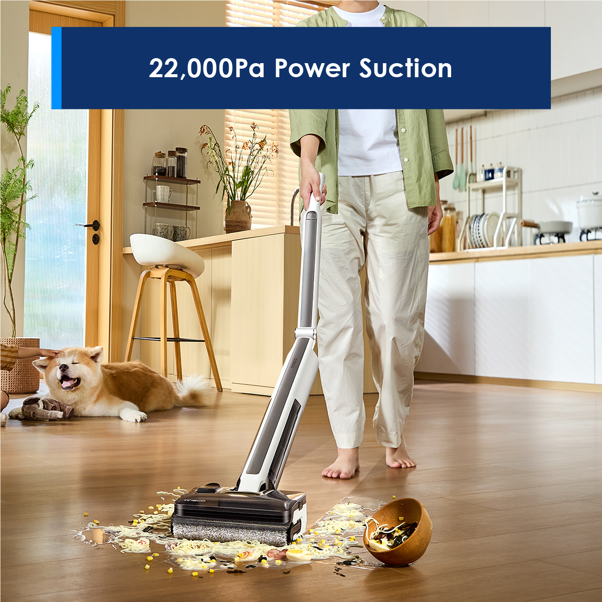 【NEW】Tineco Floor One i7 Fold Wet Dry Vacuum Cleaner Washer | 22kPa | 50min Runtime | 85°C Hot-Air Self Clean - Image 5