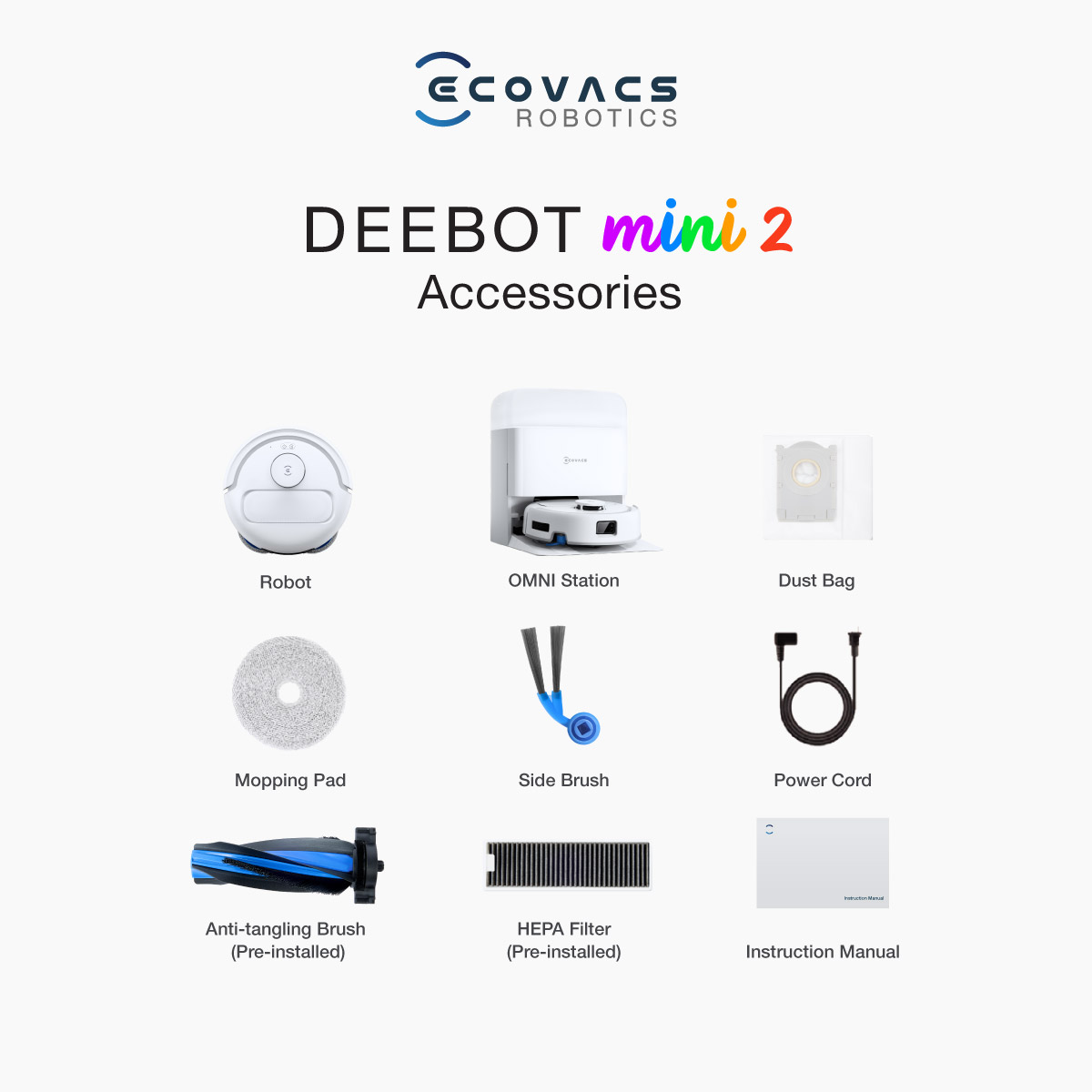 ECOVACS Deebot Mini 2 Robot Vacuum - Image 10