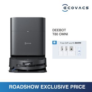 【ROADSHOW EXCLUSIVE】ECOVACS Deebot T80 Omni Floor Washing Robot Vacuum