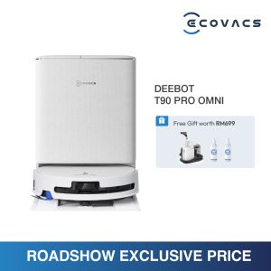 【ROADSHOW EXCLUSIVE】ECOVACS Deebot T90 Pro Omni Floor Washing Robot Vacuum