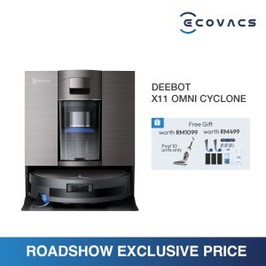 【ROADSHOW EXCLUSIVE】 ECOVACS Deebot X11 OmniCyclone Floor Washing Robot Vacuum