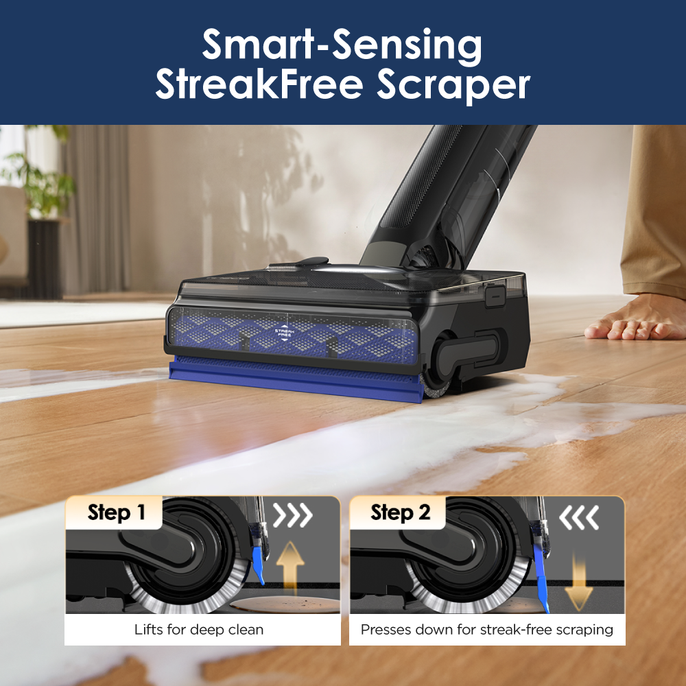 【NEW】Tineco Floor One S7 Fold Pro Wet Dry Vacuum Cleaner | 22kPa Suction | 3.9kg Lightweight - Image 4